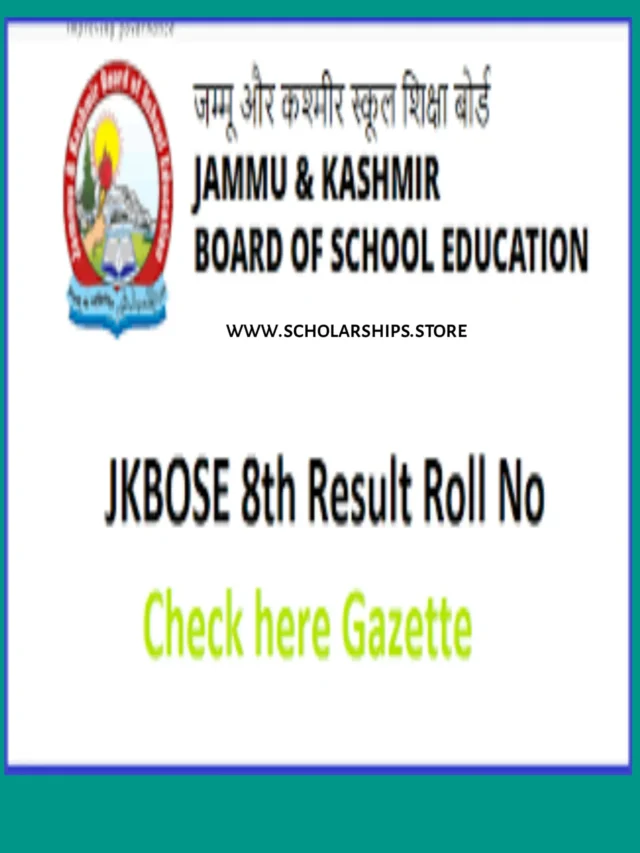 JKBOSE Declared Class 8th Results